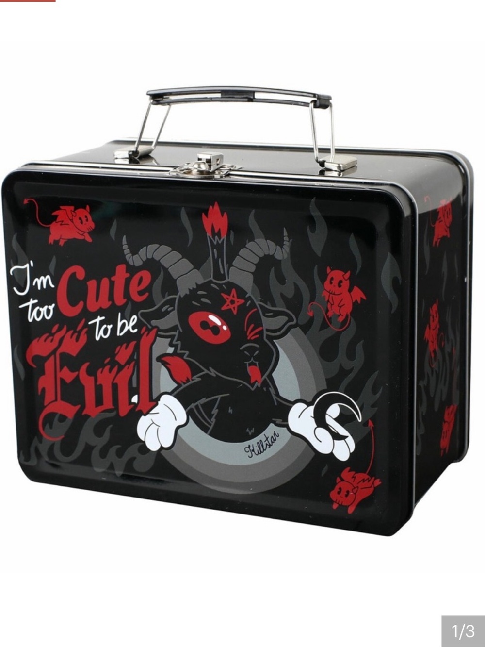 KILLSTAR I’m Too Cute To Be Evil Metal Lunch Box